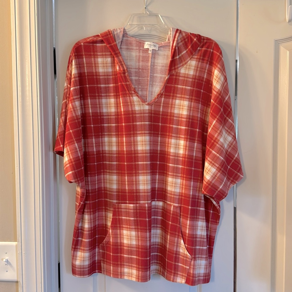 Women’s Plus Size Plaid Top